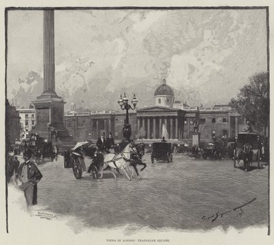 Vistas en Londres, Trafalgar Square de George L. Seymour